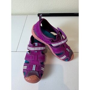 Pediped Sahara Sandals Kids Size 12.5 13 Purple Washable Water Shoes Gorpcore